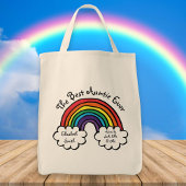 De beste tante Ever-regenboog Tote Bag
