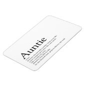 De beste tante ter wereld, tante, Tia Definition Magneet (Linkerzijde)