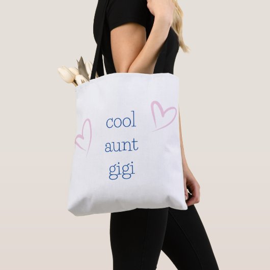 De beste tante van Cool Tunt nieuwe tante geperson Tote Bag (Dichtbij)