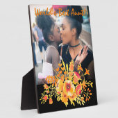 'De beste tante van de wereld' en 'Tangerine Wilde Fotoplaat (Zijkant)