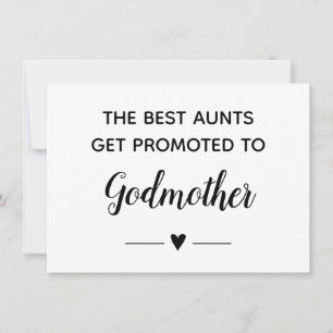 De Beste Tantes Worden Bevorderd Tot Oma/ Godmoede Kaart