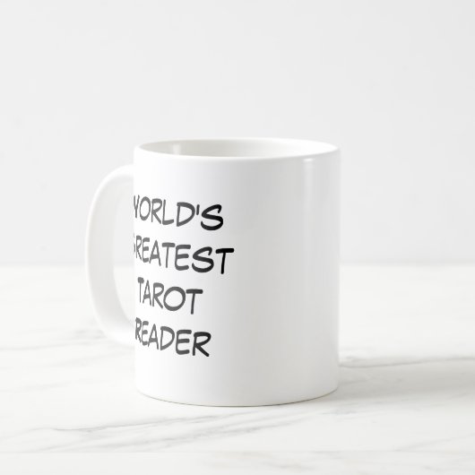 De beste Tarot Reader Mok ter wereld (Voorkant links)