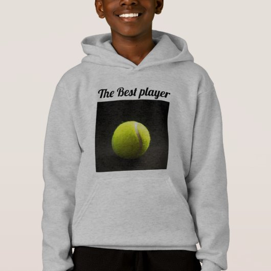 De beste Tennis Ball Trendy Modern Black (Voorkant)