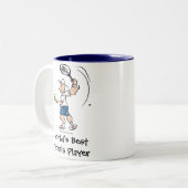 De beste tennisspeler ter wereld | Coffee mok (Voorkant links)