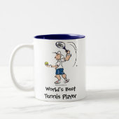 De beste tennisspeler ter wereld | Coffee mok (Links)