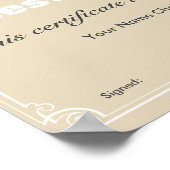 De beste ter wereld poster (Hoek)