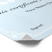 De beste ter wereld poster (Hoek)