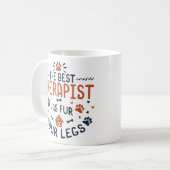 De beste therapeut heeft vier en vier benen koffiemok (Voorkant links)