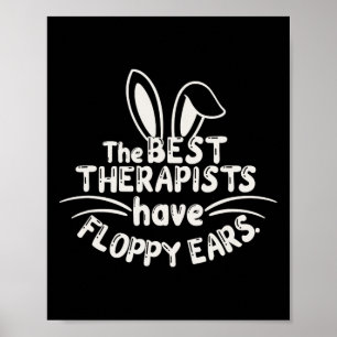 De Beste Therapeuten Hebben Slappe Konijnenoren Hu Poster