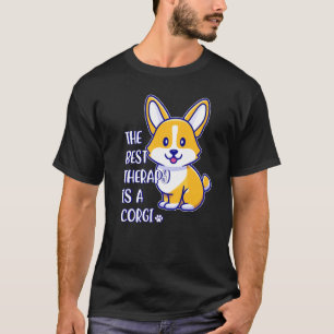 De Beste Therapie Is Een Corgi Hond T-shirt