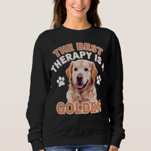 De beste therapie is een gouden Hondenliefhebber Trui