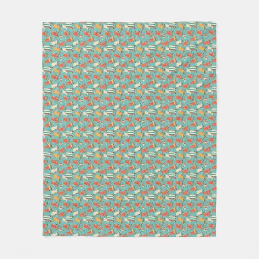 De Beste Therapie Is Strandtherapie Fleece Deken (Voorkant)