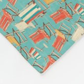 De Beste Therapie Is Strandtherapie Fleece Deken (Hoek)