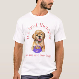 De beste Therapist heeft vier benen en vier benen T-shirt