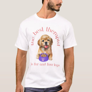 De beste Therapist heeft vier benen en vier benen T-shirt