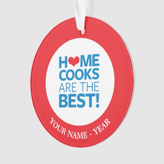 De beste thuisbankjes ornament (voorkant)