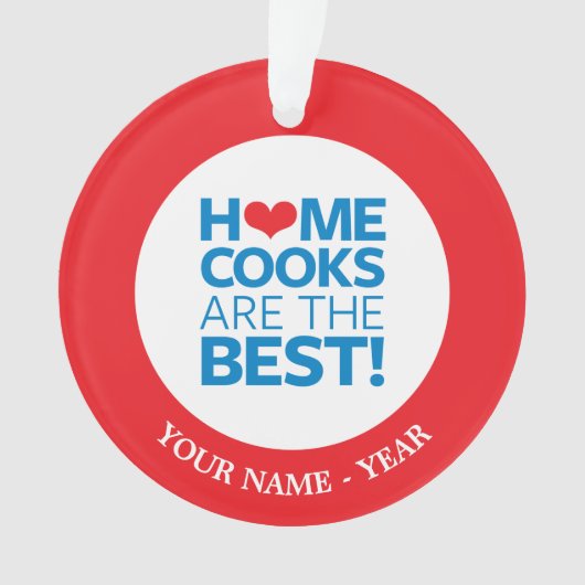 De beste thuisbankjes ornament (voorkant)