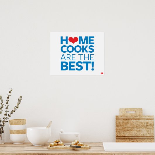 De beste thuisbankjes poster (Keuken)