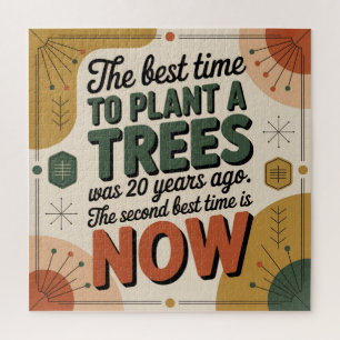 De Beste Tijd Om Een Boom Te Planten Was 20 Jaar G Legpuzzel