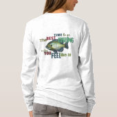 De beste tijd om te gaan Vist T-shirt (Achterkant)