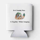 De beste tijd van de Familie is samen terwijl het Blikjeskoeler (Achterkant)