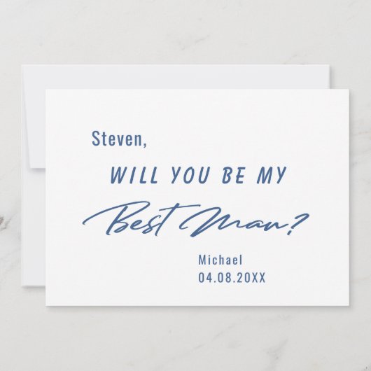 De beste tijd van de Man om het grappige manuscrip Kaart (Achterkant)