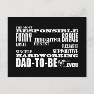 De beste toekomstige vaders dadels voor kwaliteit briefkaart