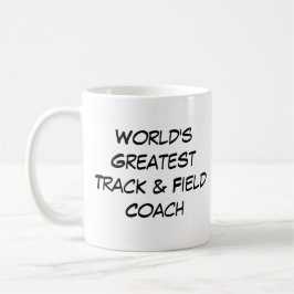 De beste track & field coach ter wereld koffiemok