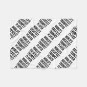 De beste trompettist ter wereld fleece deken (Voorkant (Horizontaal))