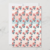 De beste Tropische Bloemen Moederdag Feestdagenkaart (Achterkant)