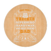 De beste Trucker Snijplank (Voorkant)