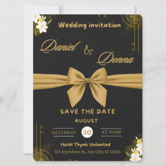 De beste uitnodiging voor uw trouwfeest 