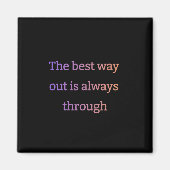 De beste uitweg is altijd door magneet (Voorkant)