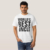 DE BESTE UNCLE T-shirts T - shirts TER WERELD (Voorkant volledig)