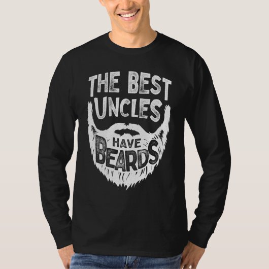 De beste Uncles hebben een Man met beards, vaders T-shirt (Voorkant)