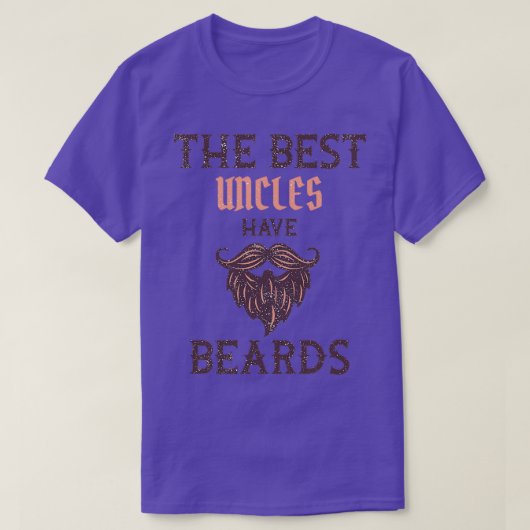 De beste Uncles heeft Beards 3 T-shirt (Design voorkant)