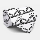 De beste undertaker ter wereld stropdas (Opgerold)