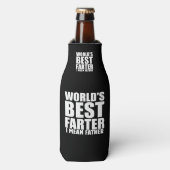De beste vader cadeau voor papa flesjeskoeler (Fles Voorkant)