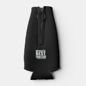 De beste vader cadeau voor papa flesjeskoeler (Achterkant)