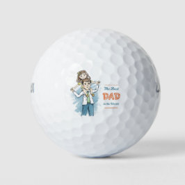 De beste vader in de Golf Balls van de wereld Golfballen