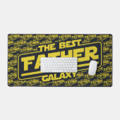 De beste vader in de melkweg Vaderdag cadeau Bureaumat (Keyboard & Muis)