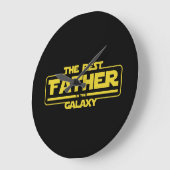 De beste vader in de melkweg Vaderdag cadeau Grote Klok (Hoek)