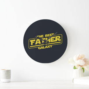 De beste vader in de melkweg Vaderdag cadeau Grote Klok