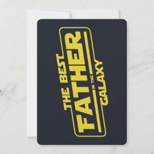De Beste Vader in de Melkweg Vaderdag Cadeau Kaart