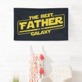 De beste vader in de melkweg Vaderdag cadeau Spandoek (Insitu)