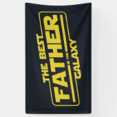 De beste vader in de melkweg Vaderdag cadeau Spandoek (Verticaal)