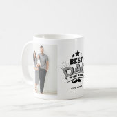 De beste vader in de wereld twee Mok voor fotocoll (Voorkant links)