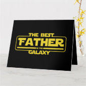 De Beste Vader In Het Sterrenstelsel Vaderdag Cade Kaart (Gele Bloem)