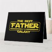 De Beste Vader In Het Sterrenstelsel Vaderdag Cade Kaart (Voorkant)