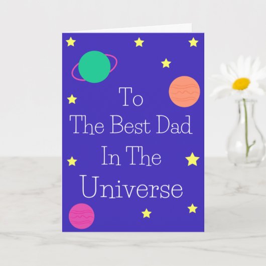De beste vader in het universum kaart (Kleine Plant)